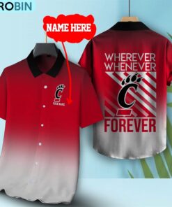 Wherever Whenever Cincinnati Bearcats Forever Hawaiian Shirt