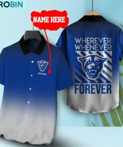 Wherever Whenever Georgia State Panthers Forever Hawaiian Shirt Wherever Whenever Georgia State Panthers Forever Hawaiian Shirt