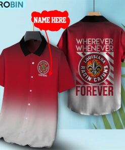 Wherever Whenever Louisiana Ragin’ Cajuns Forever Hawaiian Shirt Wherever Whenever Louisiana Ragin’ Cajuns Forever Hawaiian Shirt