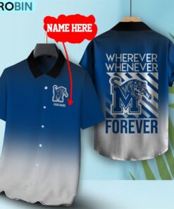 Wherever Whenever Memphis Tigers Forever Hawaiian Shirt Wherever Whenever Memphis Tigers Forever Hawaiian Shirt