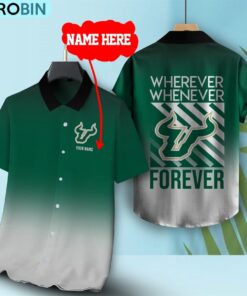 Wherever Whenever South Florida Bulls Forever Hawaiian Shirt