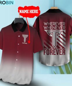Wherever Whenever Troy Trojans Forever Hawaiian Shirt