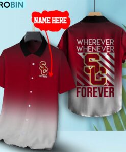 Wherever Whenever USC Trojans Forever Hawaiian Shirt Wherever Whenever USC Trojans Forever Hawaiian Shirt
