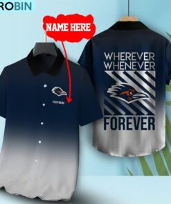 Wherever Whenever UTSA Roadrunners Forever Hawaiian Shirt