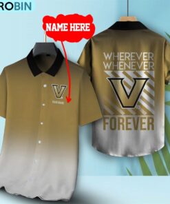 Wherever Whenever Vanderbilt Commodores Forever Hawaiian Shirt Wherever Whenever Vanderbilt Commodores Forever Hawaiian Shirt