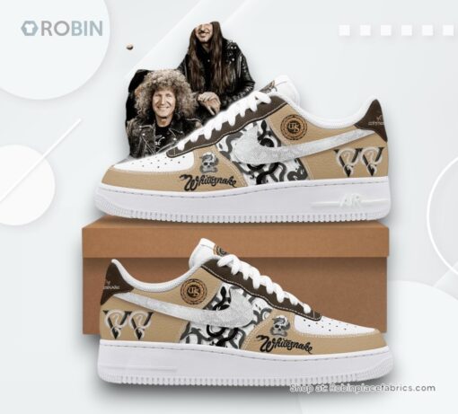 Whitesnake Limited Edition Nike Air Force 1 Sneaker