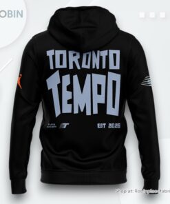 WNBA Toronto Tempo 2025 Black Hoodie