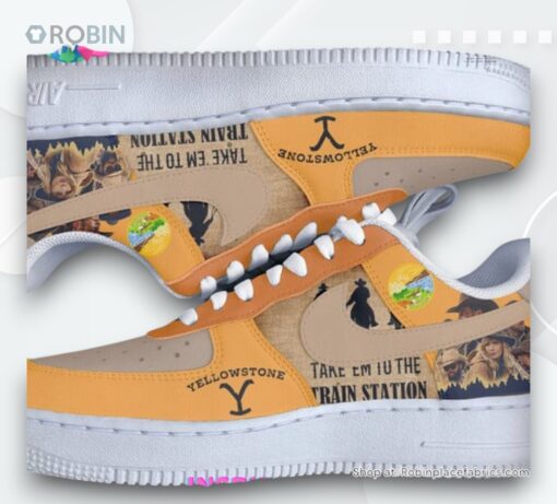 Yellowstone Take ‘Em to the Train Station Limited Edition Nike Air Force 1 Sneaker