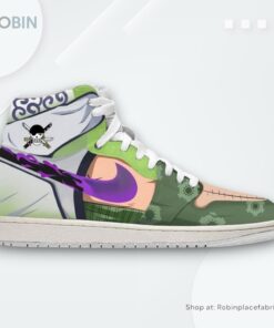 Zoro One Piece Limited Edition Nike Air Jordan 1 Sneakers