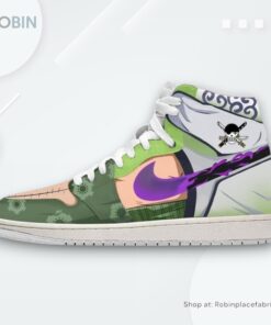 Zoro One Piece Limited Edition Nike Air Jordan 1 Sneakers Zoro One Piece Limited Edition Nike Air Jordan 1 Sneakers
