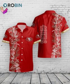 49ers Hawaiian Shirt Turtle Seaweed Print