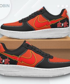 ACDC Hell Bell Graphic Air Force 1 Shoes   Stylish Rock Fan Sneakers ACDC Hell Bell Graphic Air Force 1 Shoes   Stylish Rock Fan Sneakers