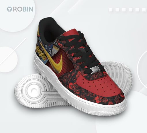 Aerosmith Sweet Emotion Graphic Air Force 1 Sneakers for Music Fans