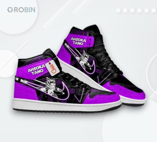 Ahsoka Tano Custom Jordan 1 High – Fan Art Sneakers