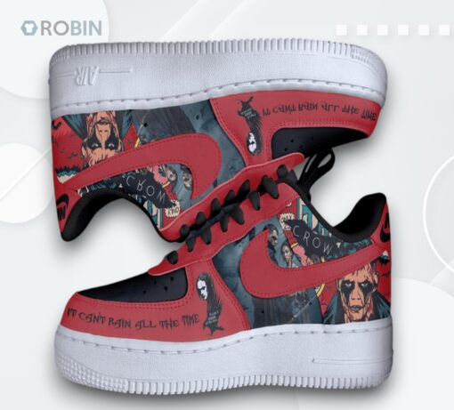 Air Force 1 Shoes   ‘It Can’t Rain All The Time’ Design Inspired by The Crow