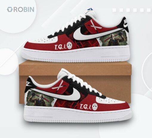 Air Force 1 Shoes   Jason Voorhees Friday the 13th Graphic Design