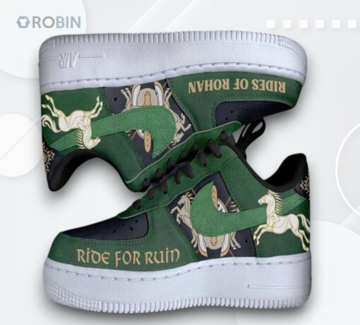 Air Force 1 Shoes   Lord of the Rings Rohan & Ruin Graphic Design