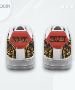 Air Force 1 Shoes   Mortal Kombat Scorpion Design with Serpent & Ice Fan Print Air Force 1 Shoes   Mortal Kombat Scorpion Design with Serpent & Ice Fan Print