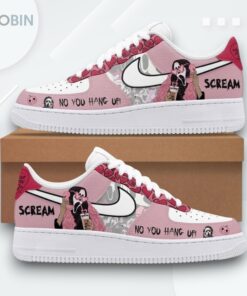 Air Force 1 Shoes   Scream No You Hang Up Pink Love Design Air Force 1 Shoes   Scream No You Hang Up Pink Love Design