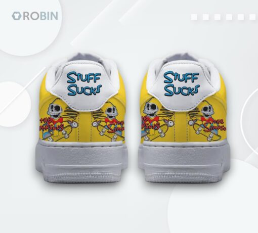 Air Force 1 Shoes   The Simpsons ‘Eat My Shoes’ Graphic Design