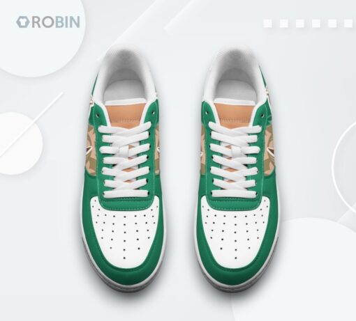 Air Force 1 Shoes with Starbucks Coffee Fan Graphic Design