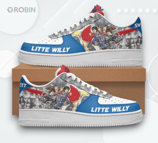 Air Force 1 Shoes with Sweet Fanny Adams Little Willy Fan Design