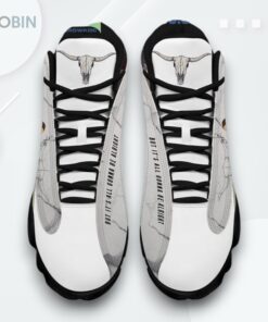 Air Force 13 Shoes   ‘I Am Not Okay But It’s All Gonna Be Alright’ Jelly Roll Design