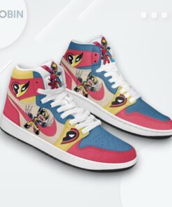 Air Jordan 1 Shoes   Deadpool & Wolverine Best Friends Love Design