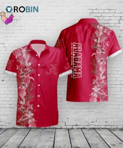 Alabama Crimson Tide Turtle Seaweed Hawaiian Shirt Alabama Crimson Tide Turtle Seaweed Hawaiian Shirt