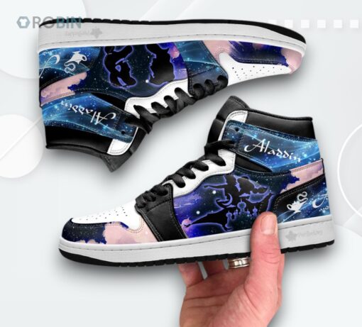 Aladdin Jasmine Jordan 1 High – Custom Silhouette Sneakers