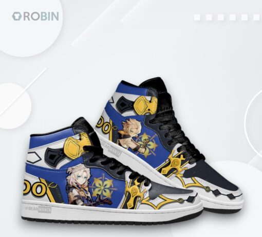 Albedo Genshin Impact Sneakers – Geo Print Athletic Shoes