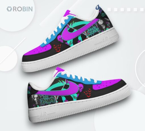 Alice Cooper & Rob Zombie Graphic Air Force 1 Shoes – Limited Edition