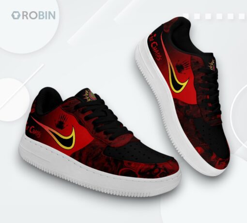 Alice In Chains Air Force 1 Shoes   Black Love Fans Design