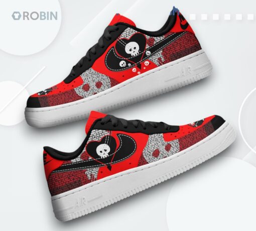 Alkaline Trio ‘This Could Be Love’ Air Force 1 Shoes   Custom Printed Design