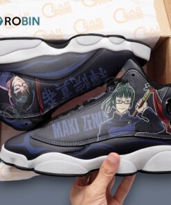 Anime Maki Zenin Graphic Jordan 13 Sneakers – Stylish & Unique Design