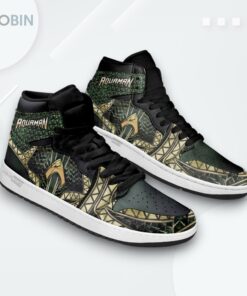 Aquaman Jordan 1 High Sneakers Superheroes Edition_5183 Aquaman Jordan 1 High Sneakers Superheroes Edition_5183