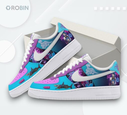 Arcane Inspired League of Legends Fan Air Force 1 Shoes   Unique Animation Design