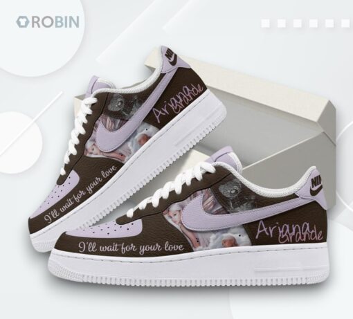 Ariana Grande Love Design Air Force 1 Shoes I’ll Wait For Your Love
