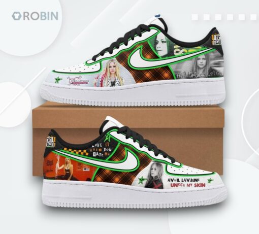 Avril Lavigne Air Force 1 Shoes   ‘Love It When You Hate Me’ Design