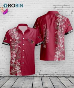 Arizona Cardinals Hawaiian Shirt Turtle Seaweed Print