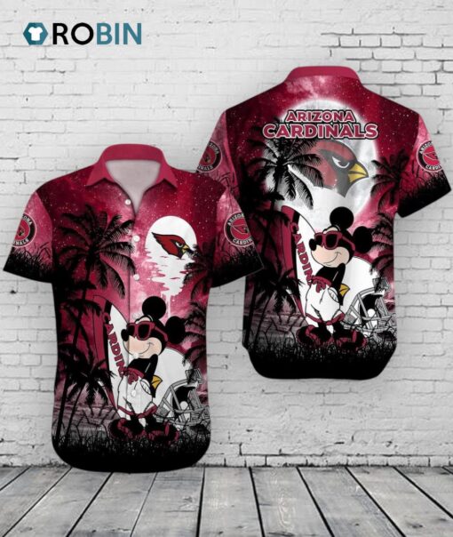 Arizona Cardinals Mickey Mouse Hawaiian Shirt –  NFL Disney Summer