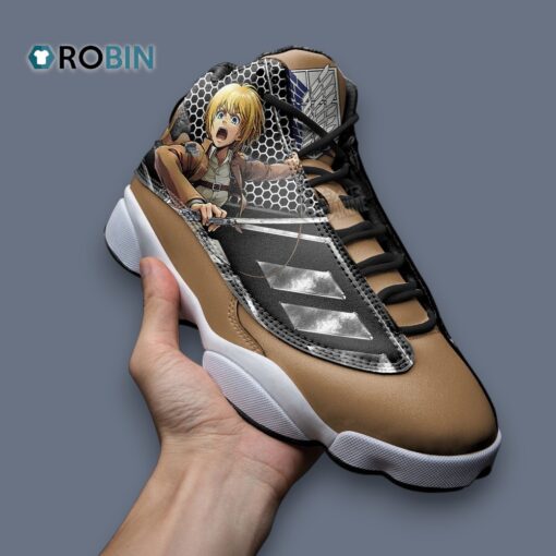 Armin Arlert Shingeki no Kyojin Jordan 13 Sneakers – Anime Inspired Design