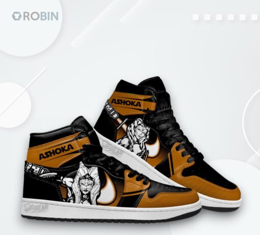 Ashoka Star Wars Jordan 1 High – Custom Fan Sneakers