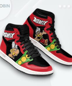 Asterix Comic Jordan 1 High – Superhero Edition Sneakers