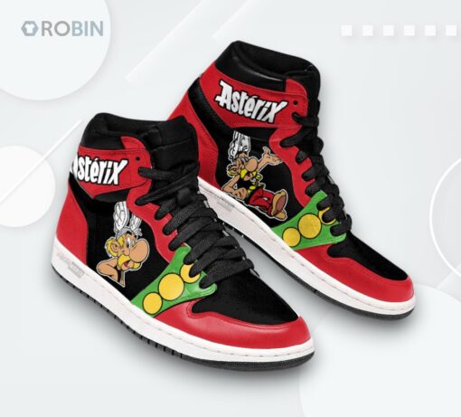 Asterix Comic Jordan 1 High – Superhero Edition Sneakers