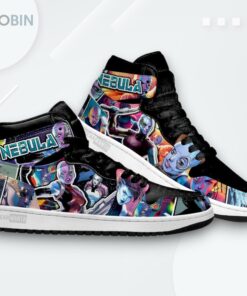 Avenger Nebula Print Jordan 1 High Sneakers Avenger Nebula Print Jordan 1 High Sneakers