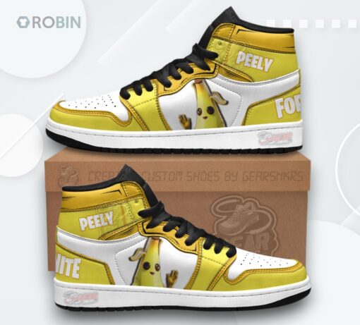 Banana Peel Jordan 1 High – Custom Sneakers