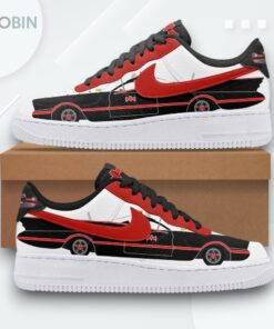 Batman Batmobile Air Force 1 Shoes   Iconic Printed Design Sneakers
