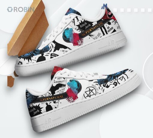 Batman Graphic Air Force 1 Shoes   Supernatural Design