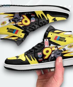 Batman Jordan 1 High Sneakers – Mark Martin #9 Custom Batman Jordan 1 High Sneakers – Mark Martin #9 Custom